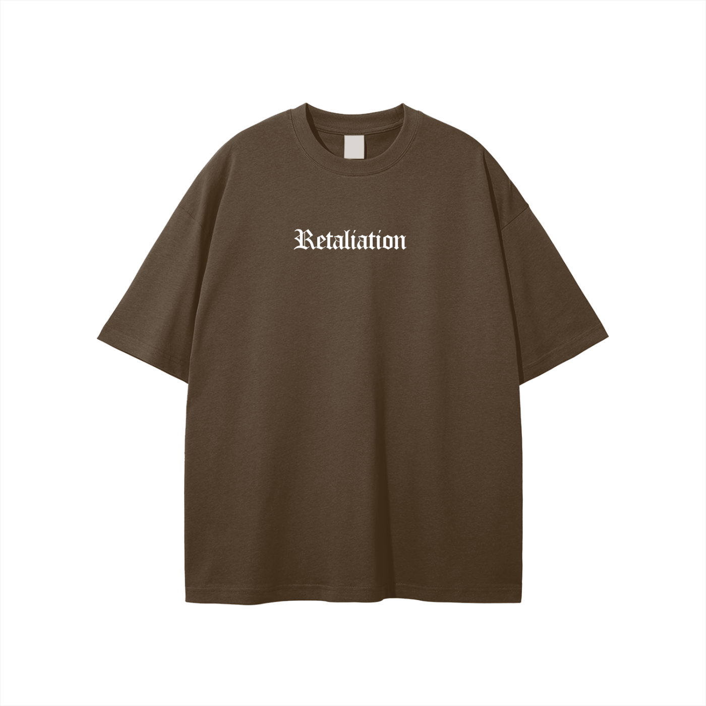 Primitive Tee | Brown & White