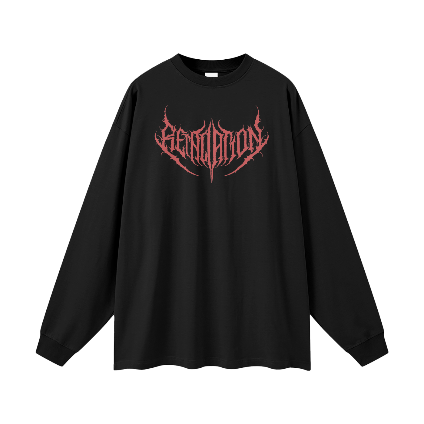 Shard Long Sleeve | Black & Red
