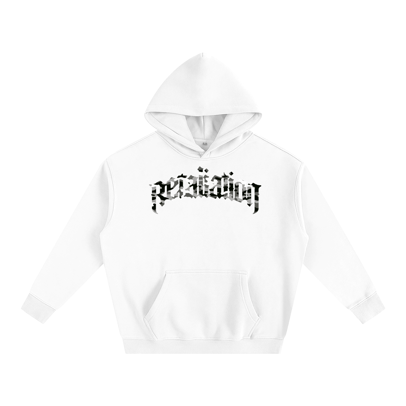 Retaliation Hoodie | Snow Camo & White