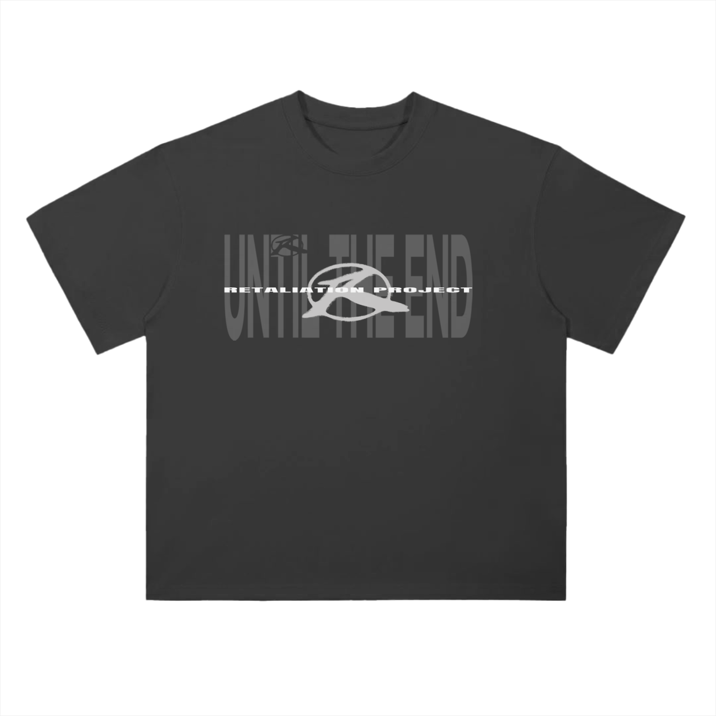 Double R Tee | Black & Grey