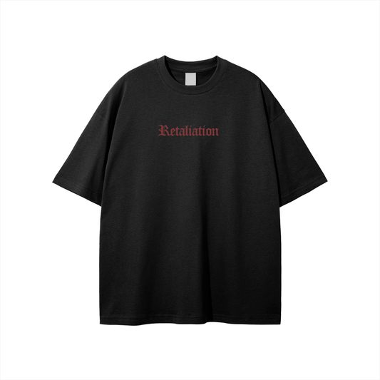 Primitive Tee | Black & Red