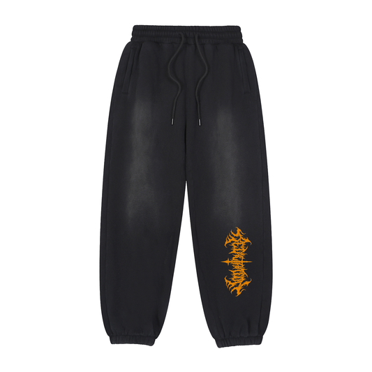 Incision Sweats | Black & Orange