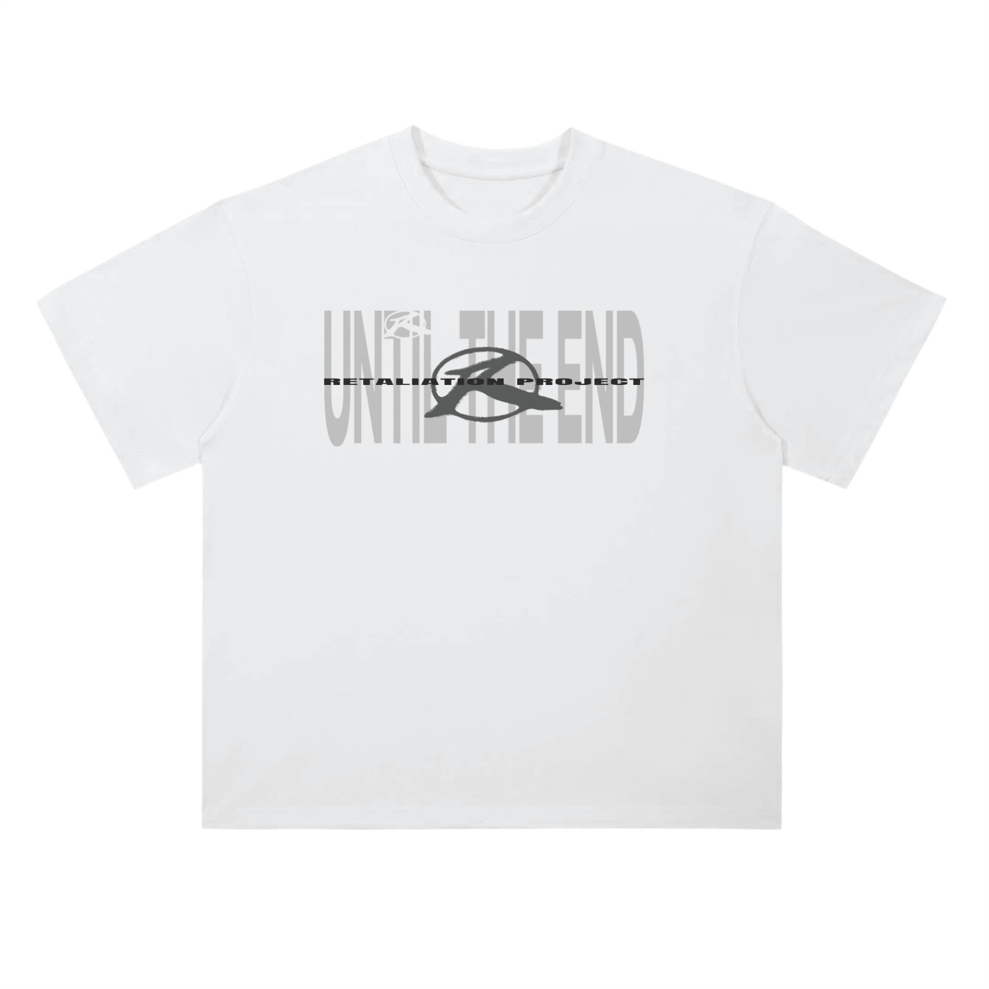 Double R Tee | White & Grey