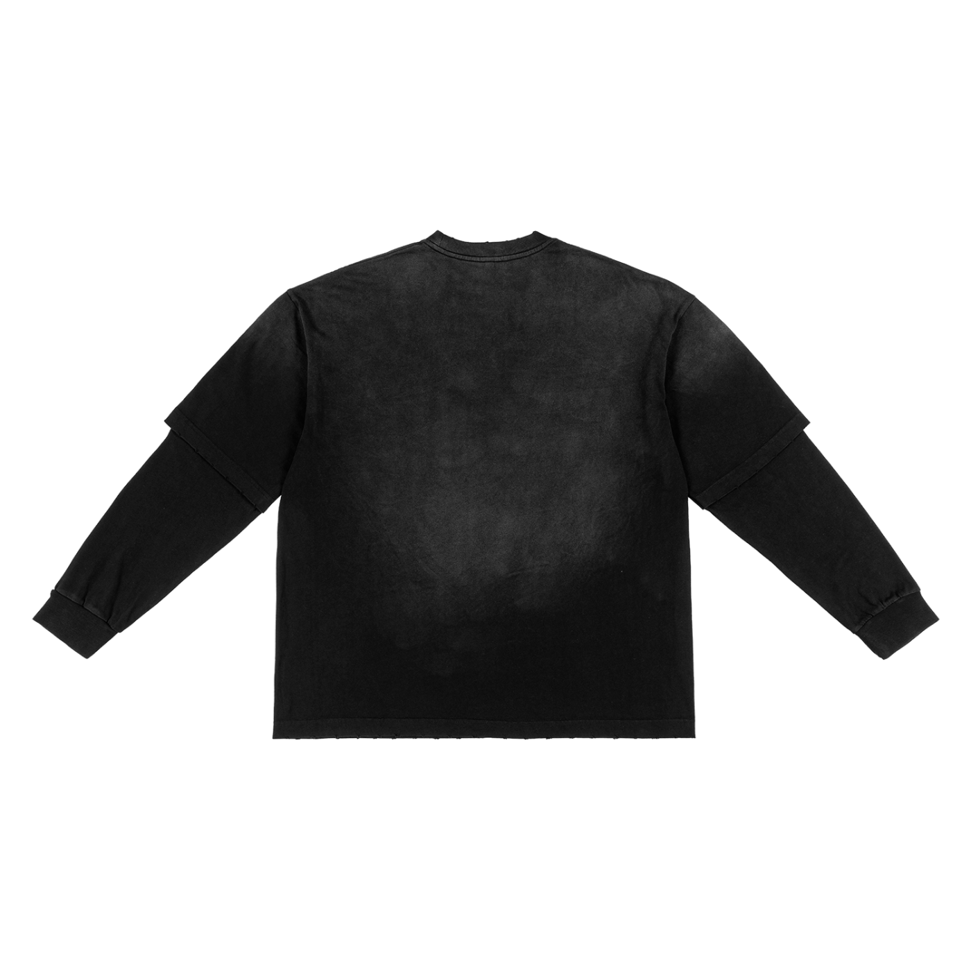 Shard Layered Tee | Black & White