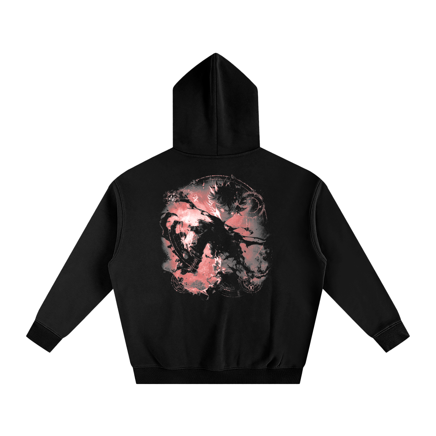 Control Hoodie | Black & Red