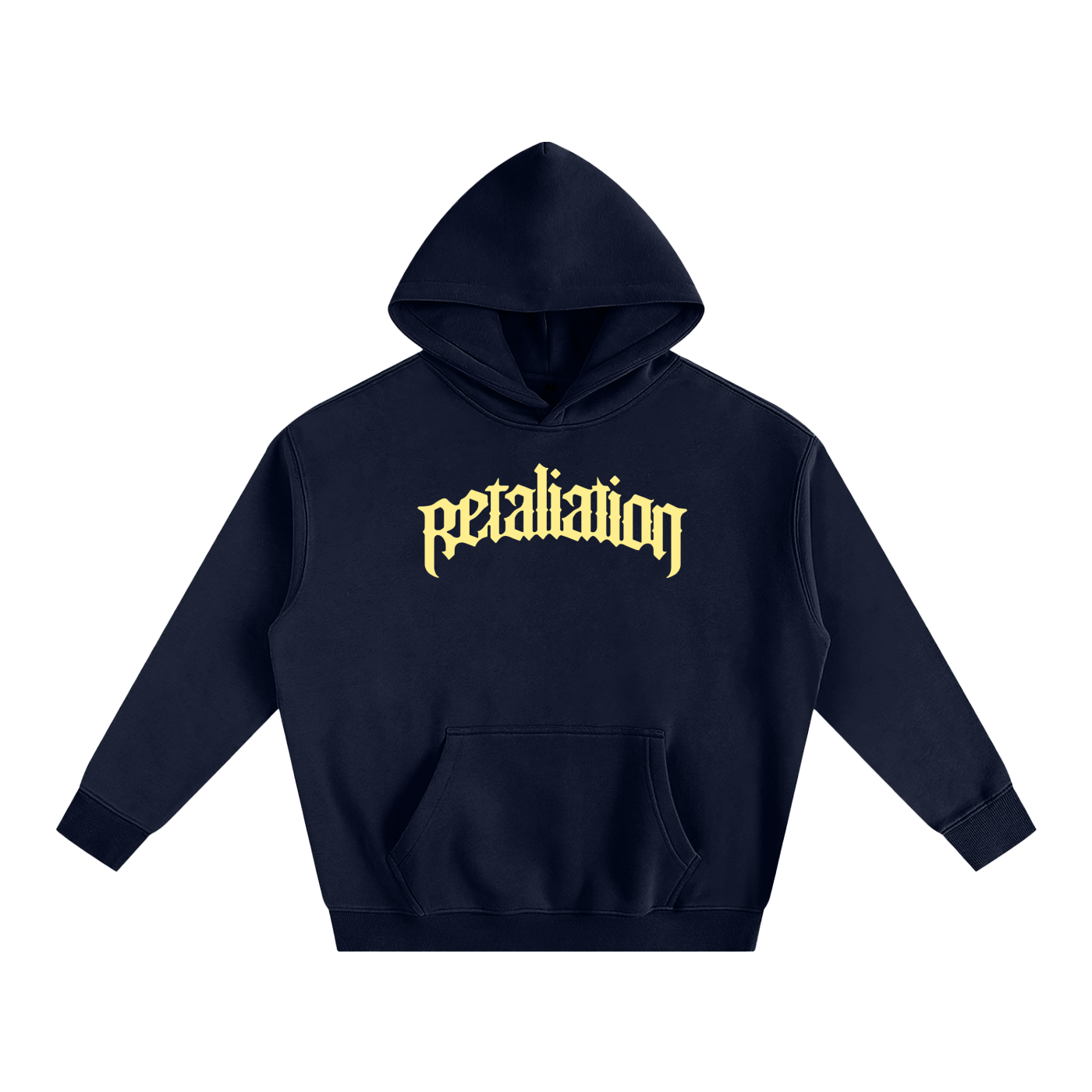 Retaliation Hoodie | Navy & Yellow