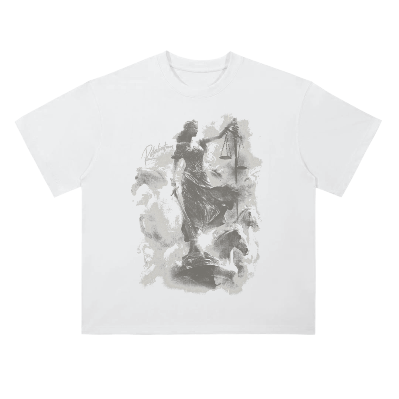 Justice Tee | White