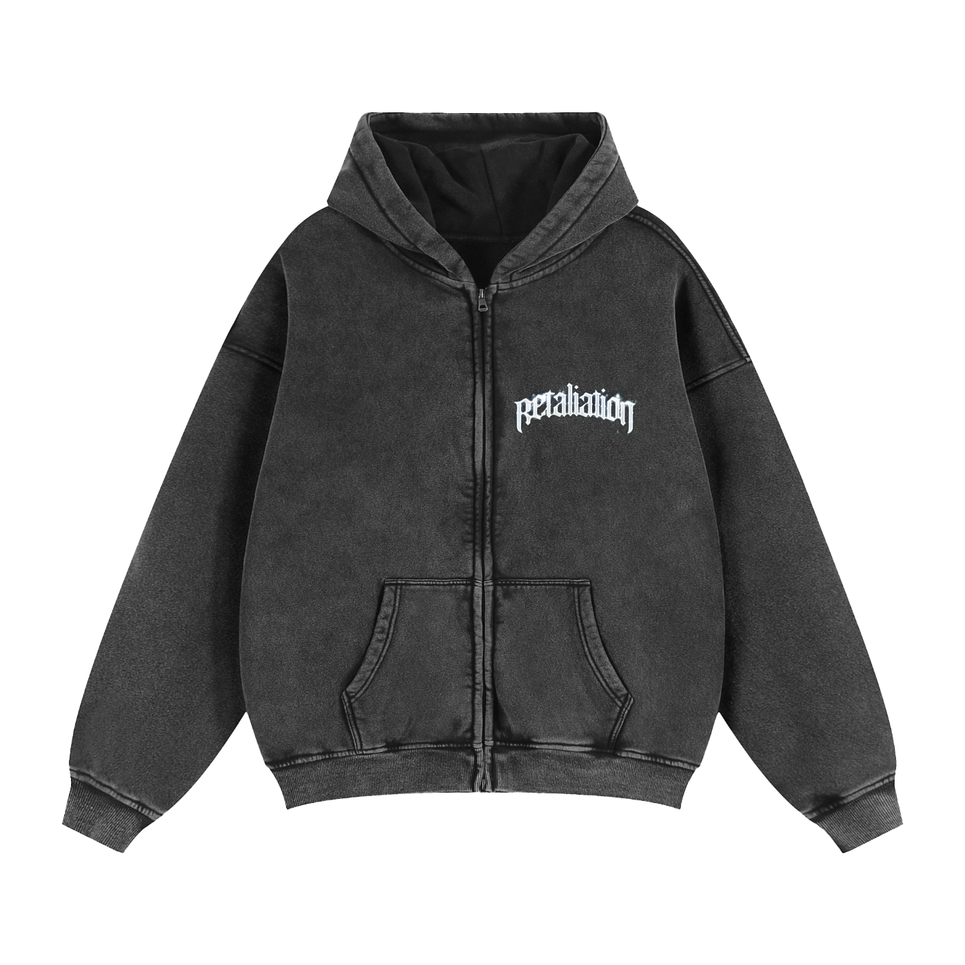 Glisten Zip Up | Black