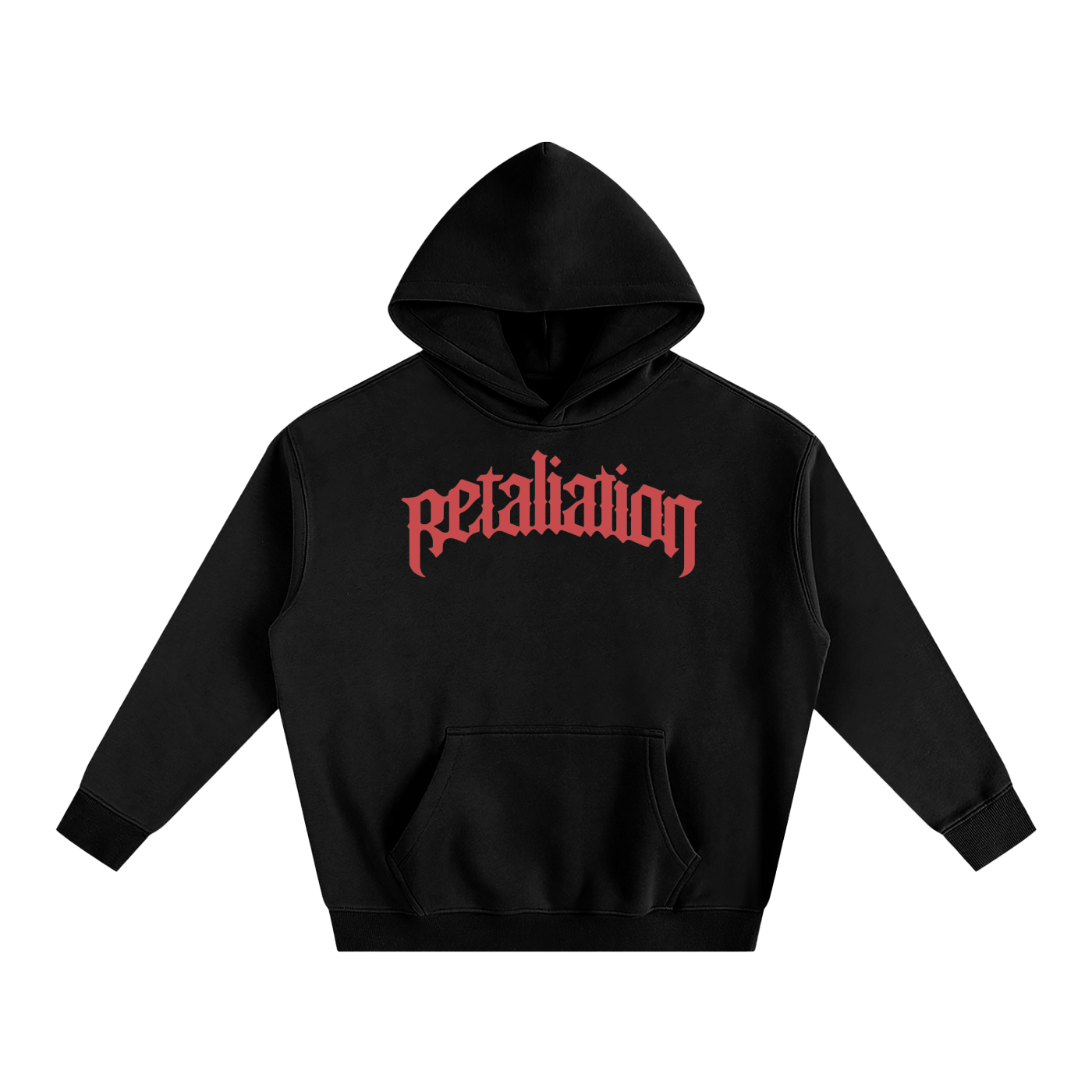 Retaliation Hoodie | Black & Red