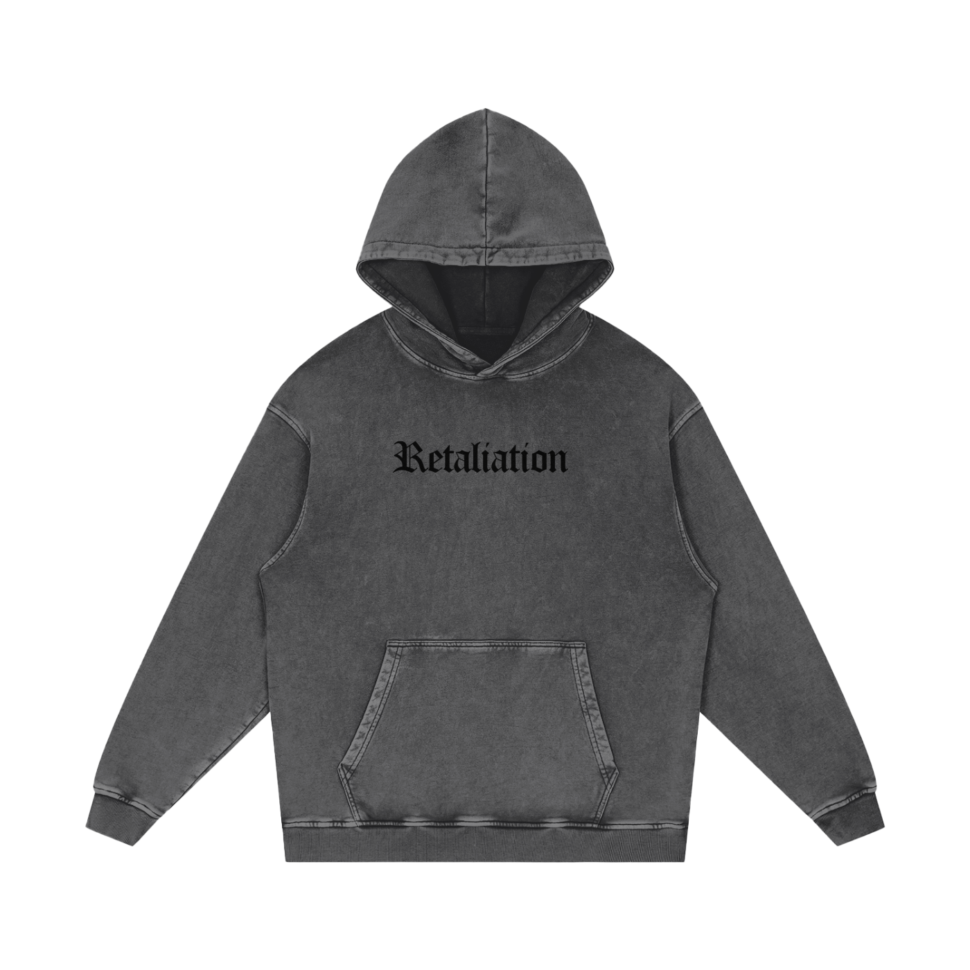 Primitive Hoodie | Dark Grey & Black