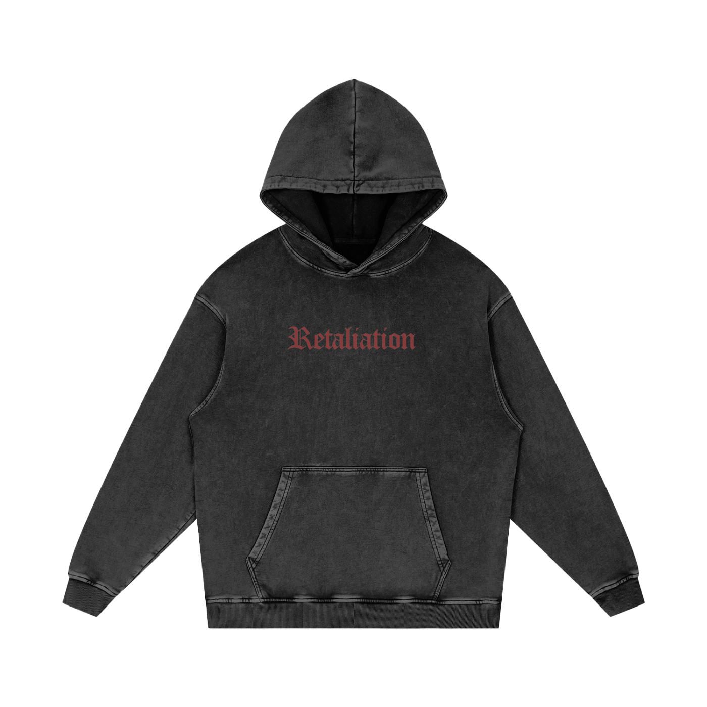 Primitive Hoodie | Black & Red