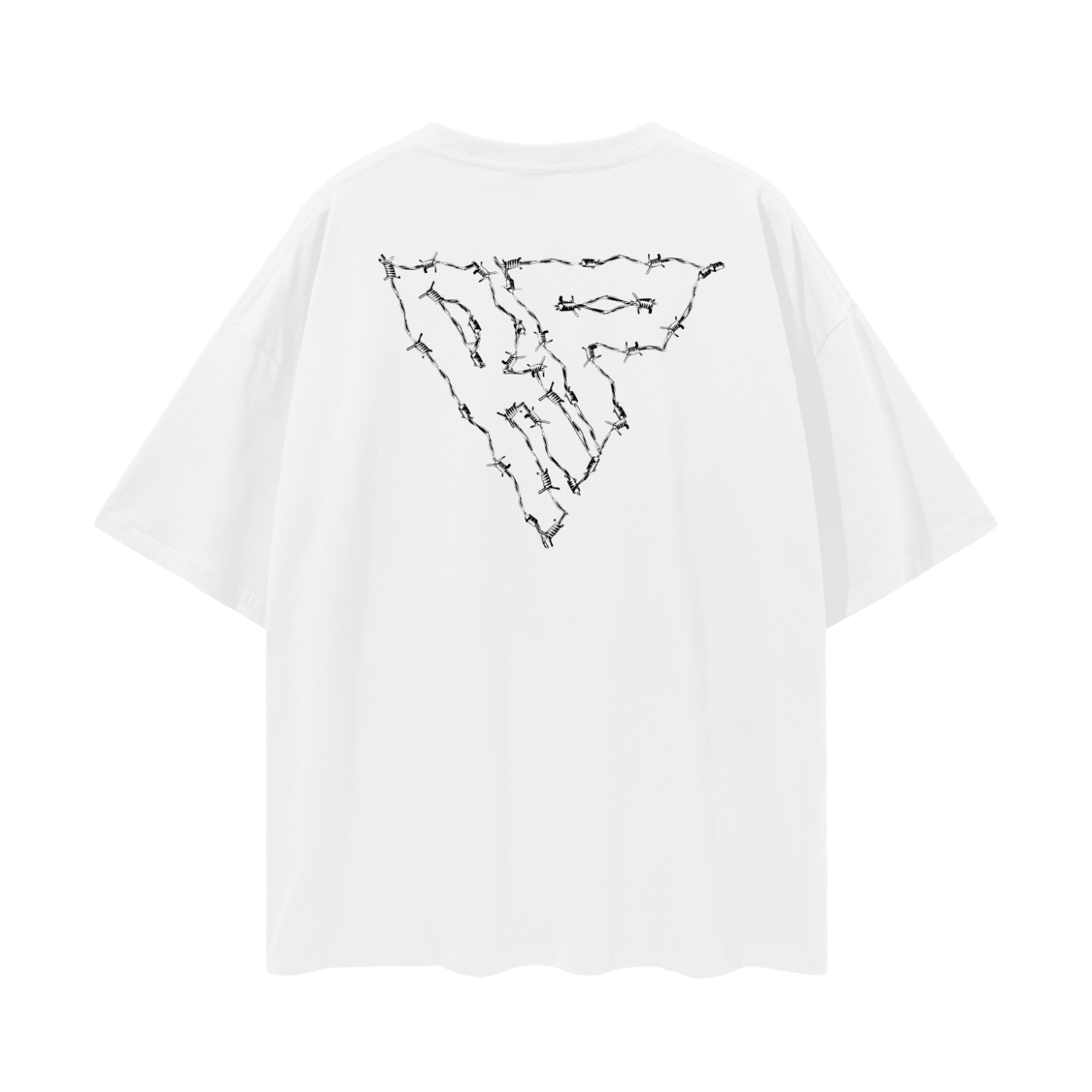 Barbed wire Pump Cover | White