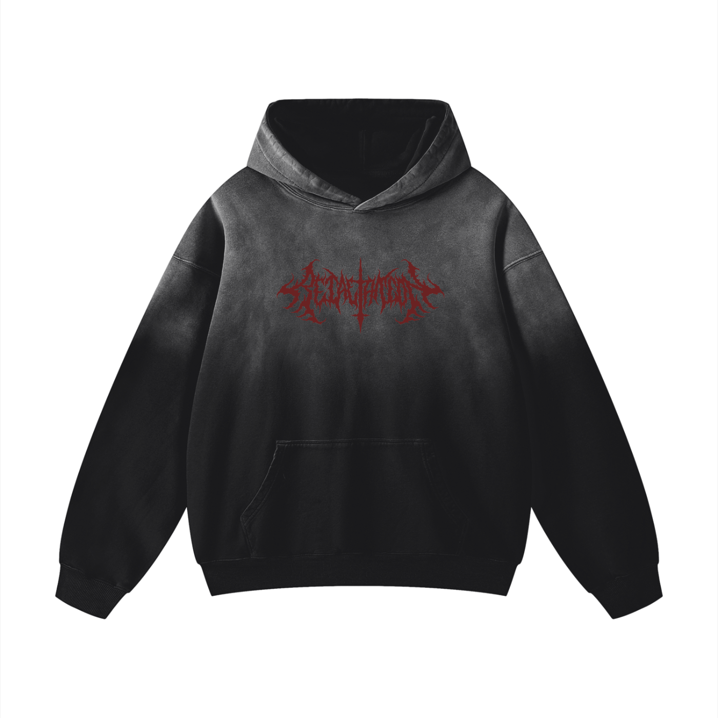 Incision Hoodie | Red & Black