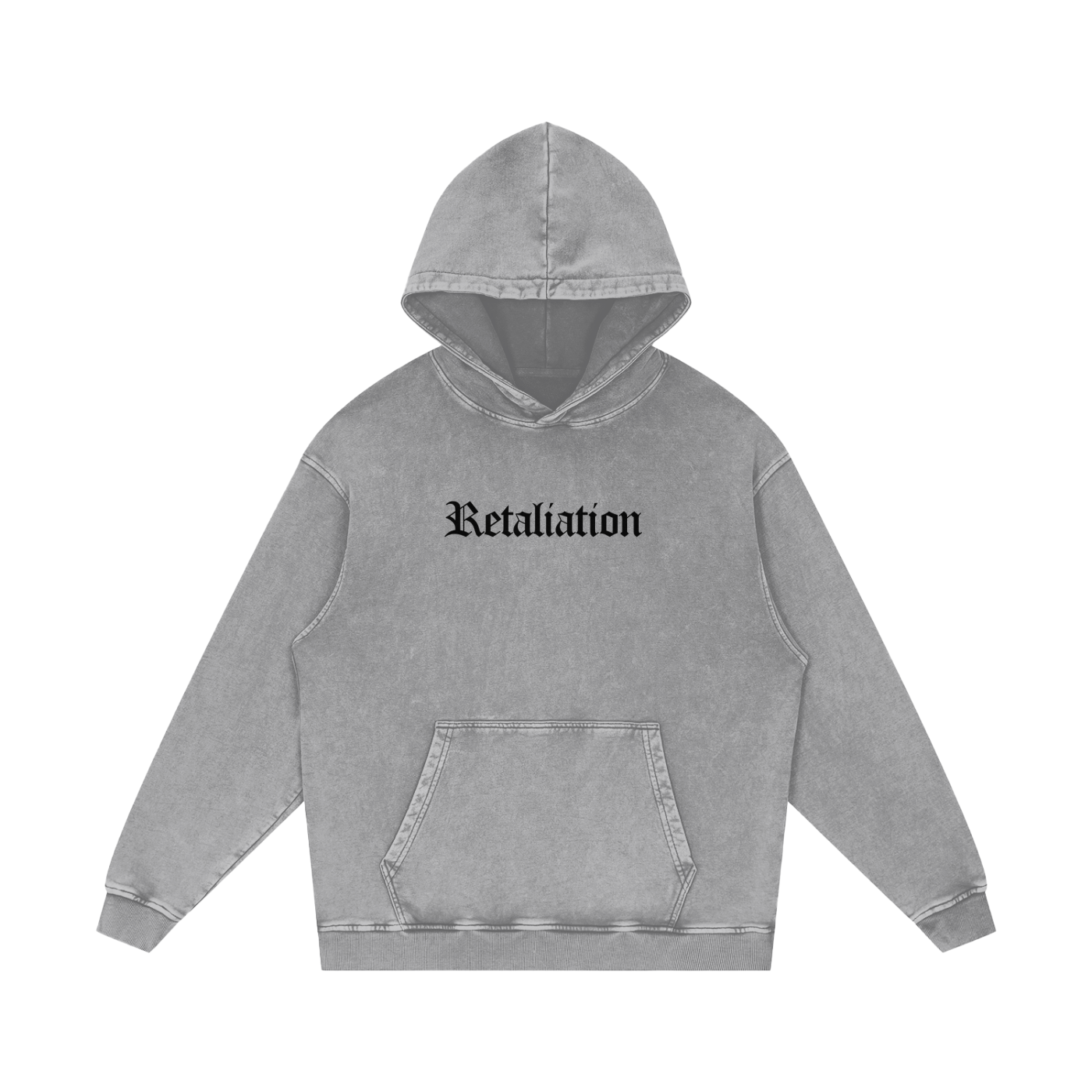 Primitive Hoodie | Light Grey & Black