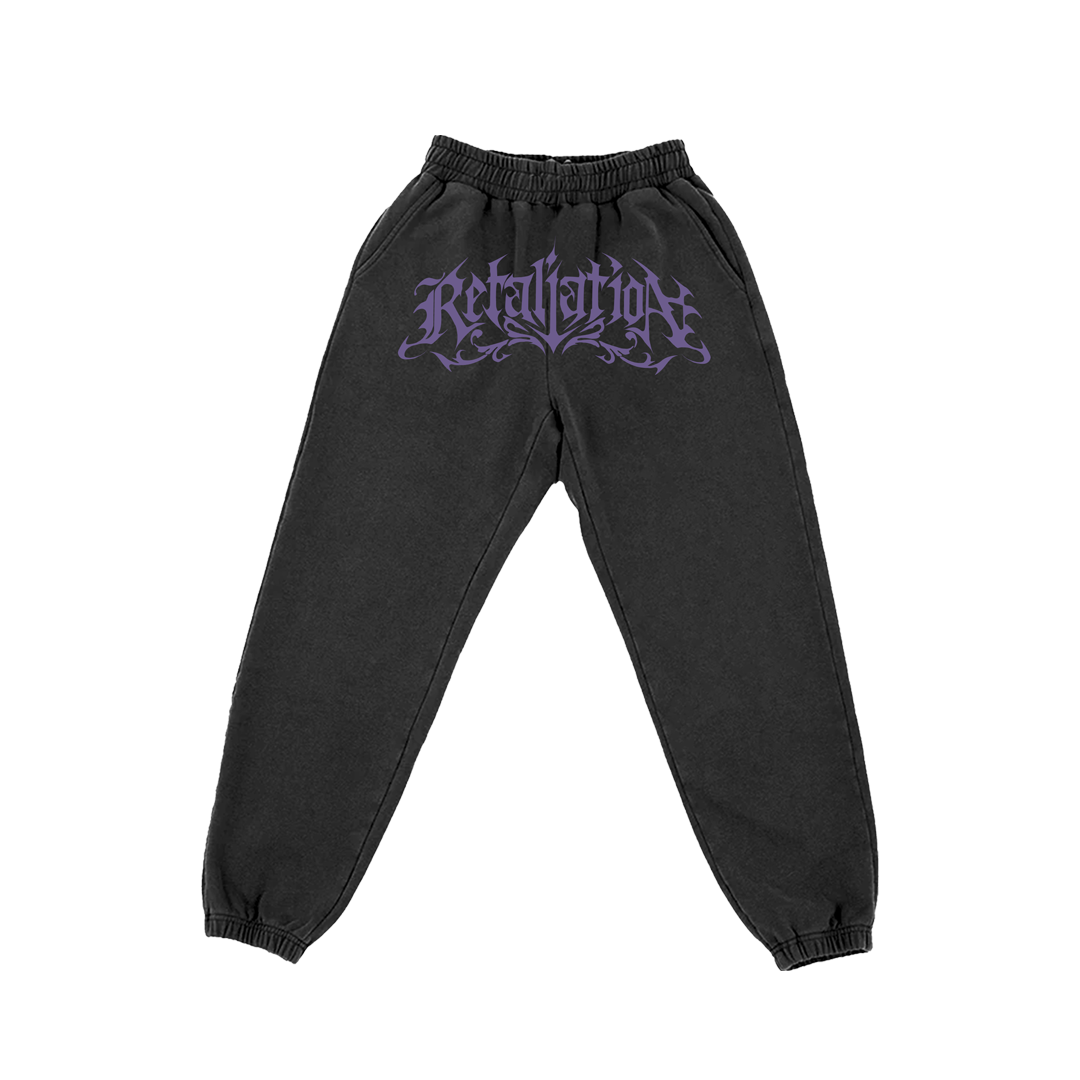 Stamp Sweatpants | Purple