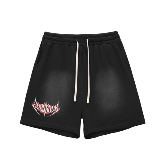 Shard Shorts | Black & Red