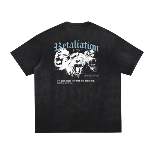 Insanity Tee | Blue & Black