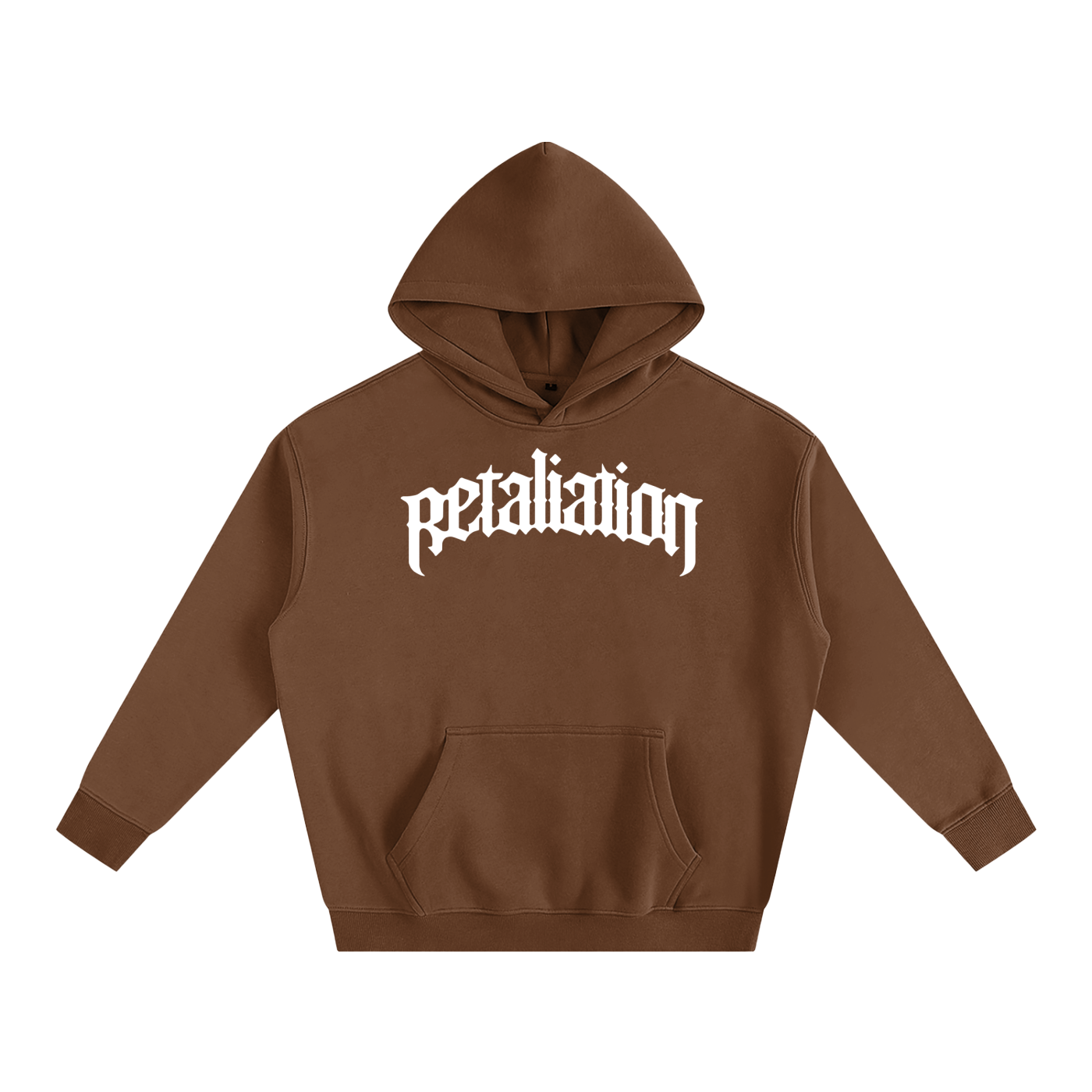 Retaliation Hoodie | Brown & White