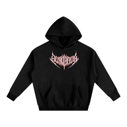 Control Hoodie | Black & Red