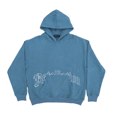 Engraved Pouch Hoodie Moonlight Blue