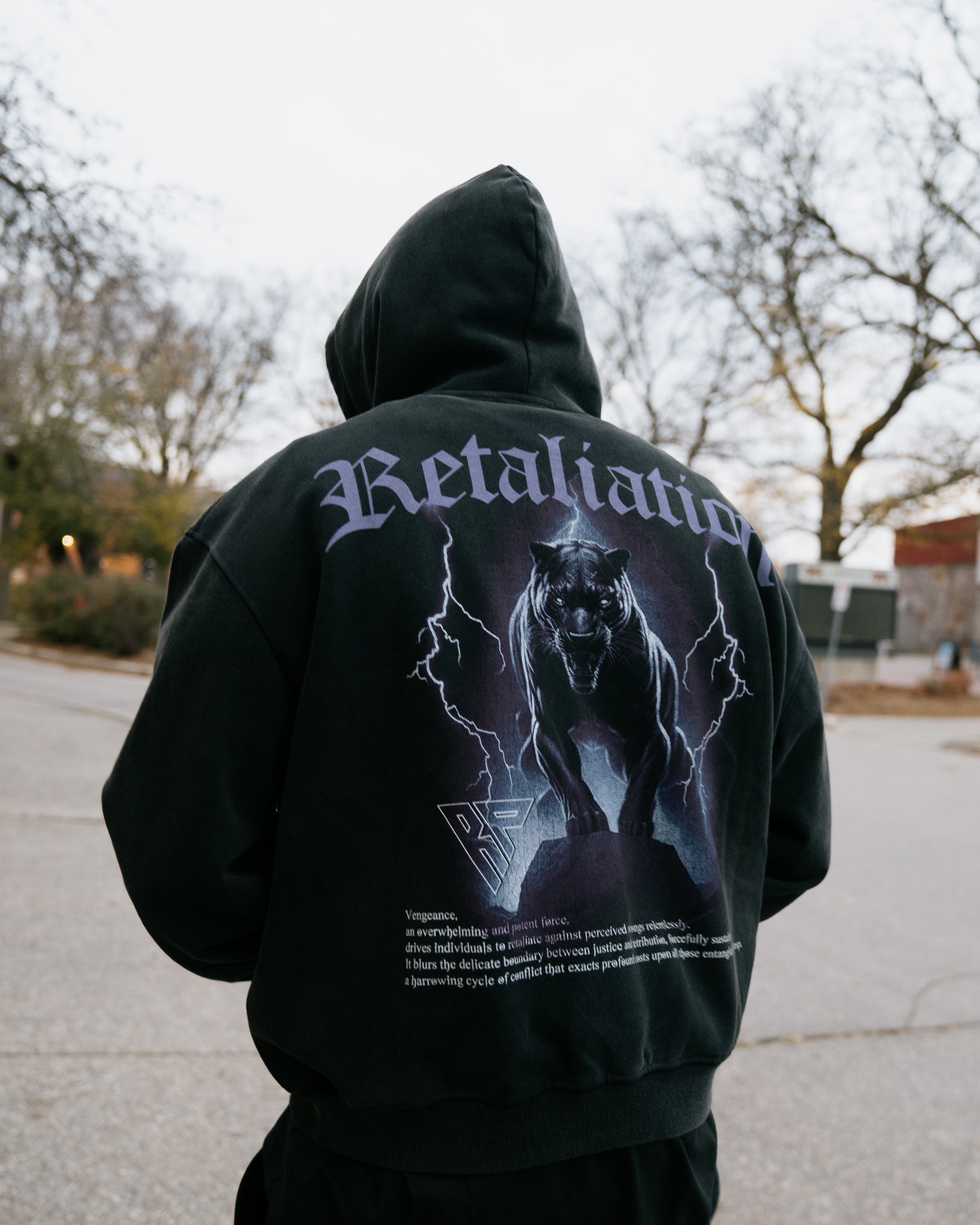 Vengeance Hoodie | Black | MADE TO ORDER