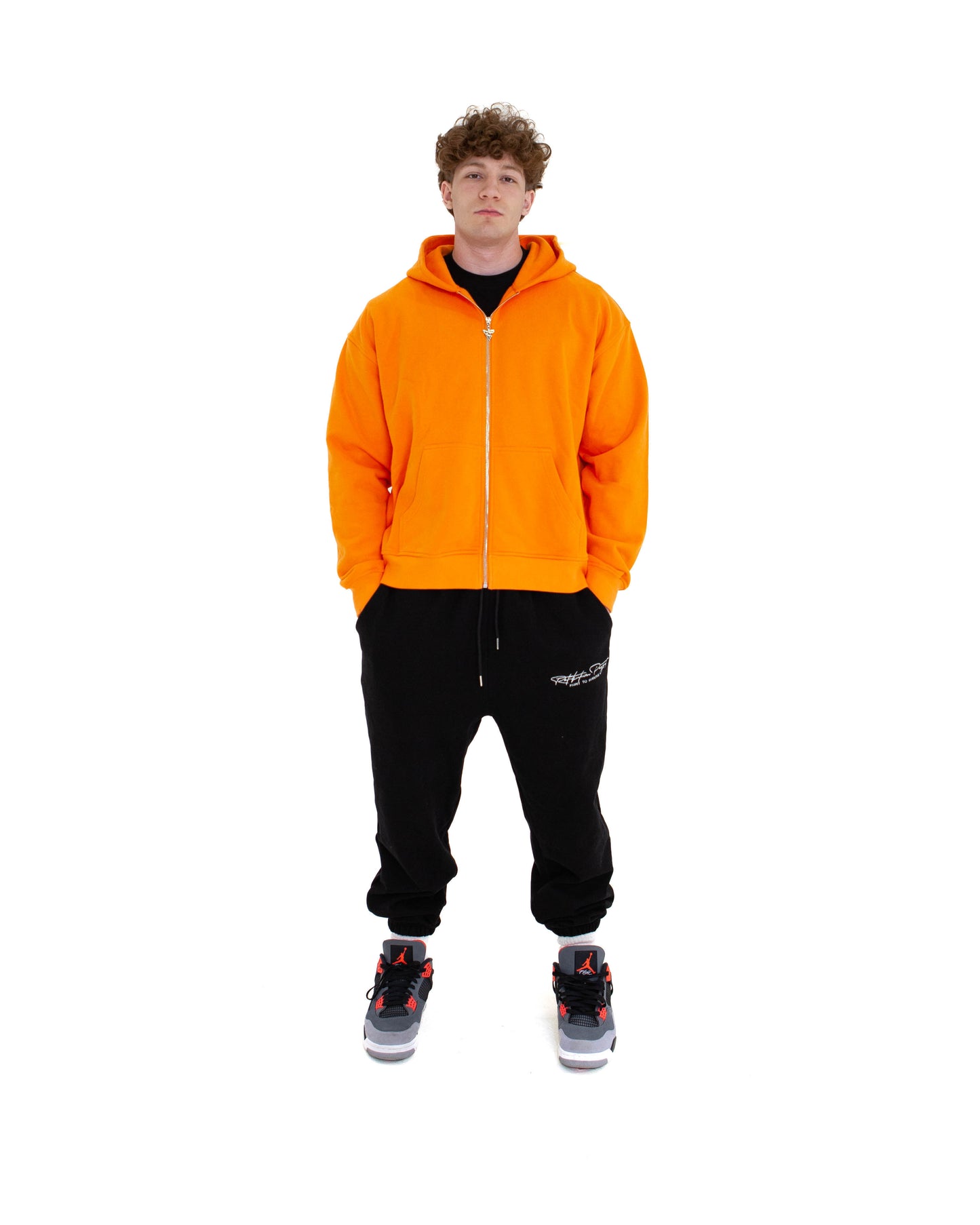 Minimal Zip-Up | Tangerine