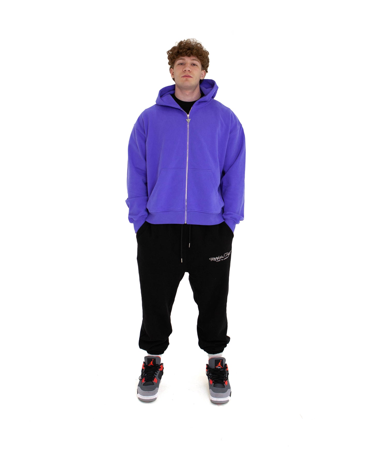 Minimal Zip-Up | Purple