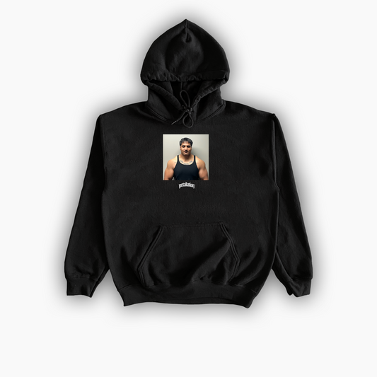 Shan Mugshot Hoodie | Black