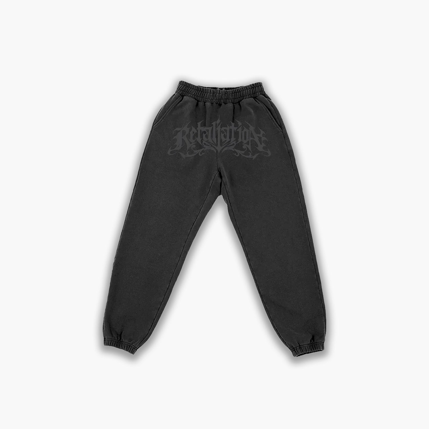 Stamp Sweatpants | Black | MADE TO ORDER