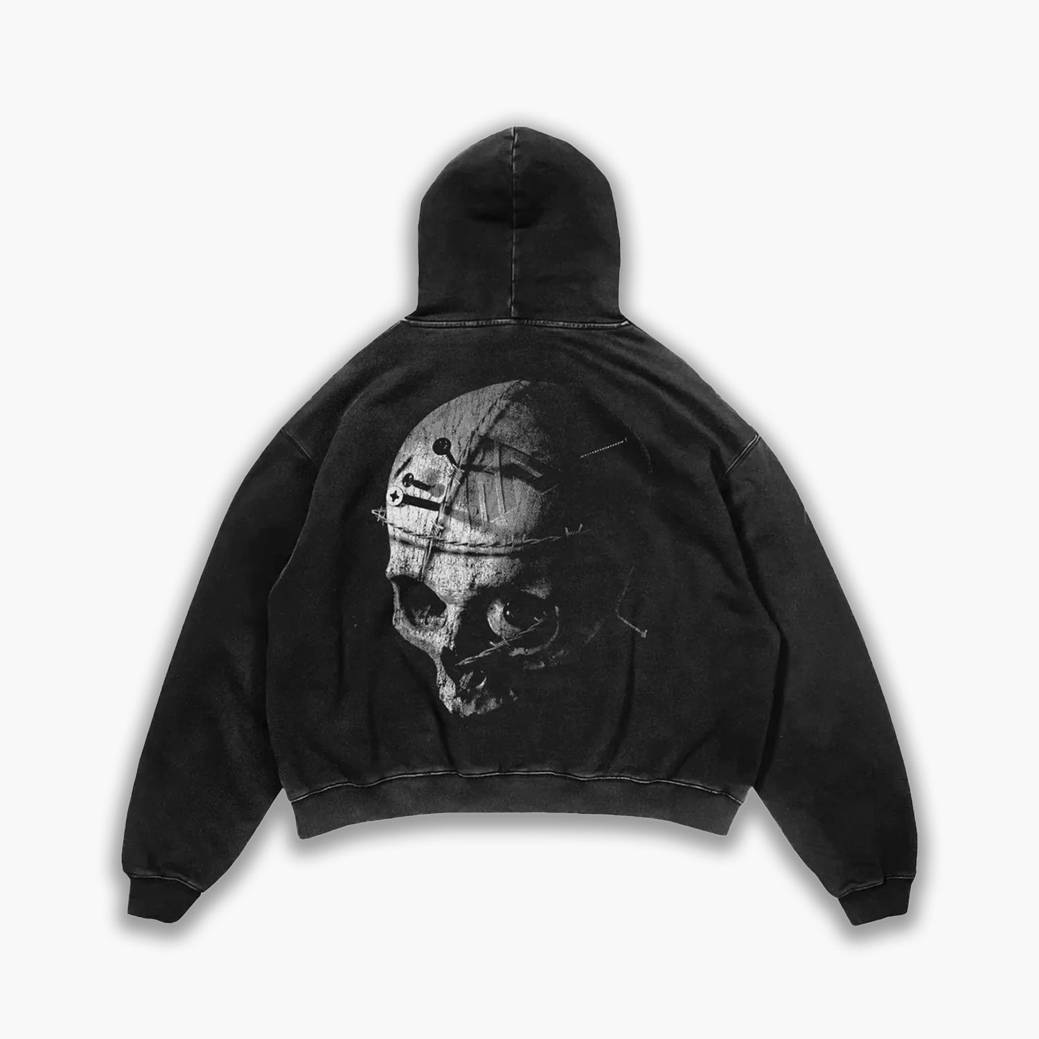 Barbed Skull Hoodie | MADE TO ORDER