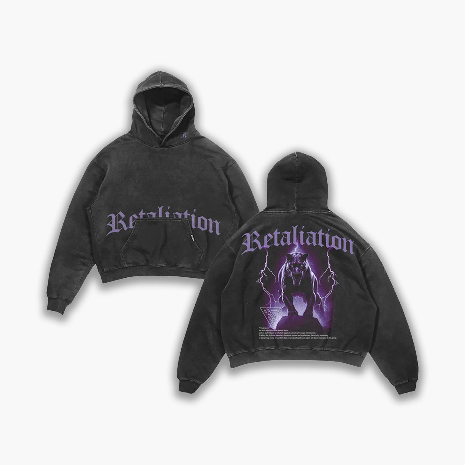 Vengeance Hoodie | Black | MADE TO ORDER