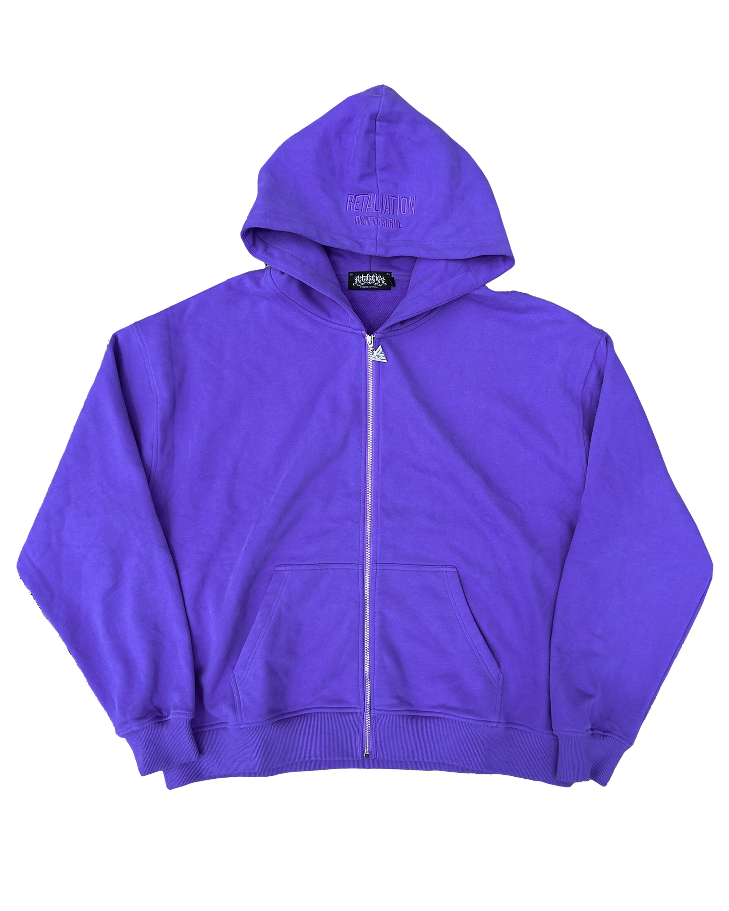 Minimal Zip-Up | Purple