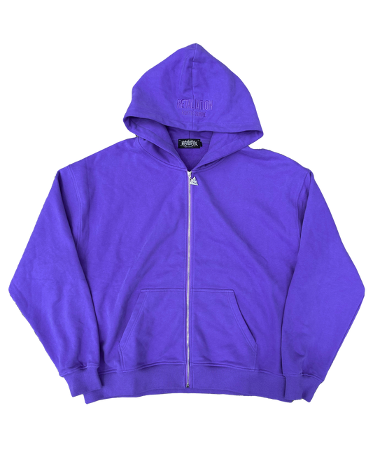 Minimal Zip-Up | Purple
