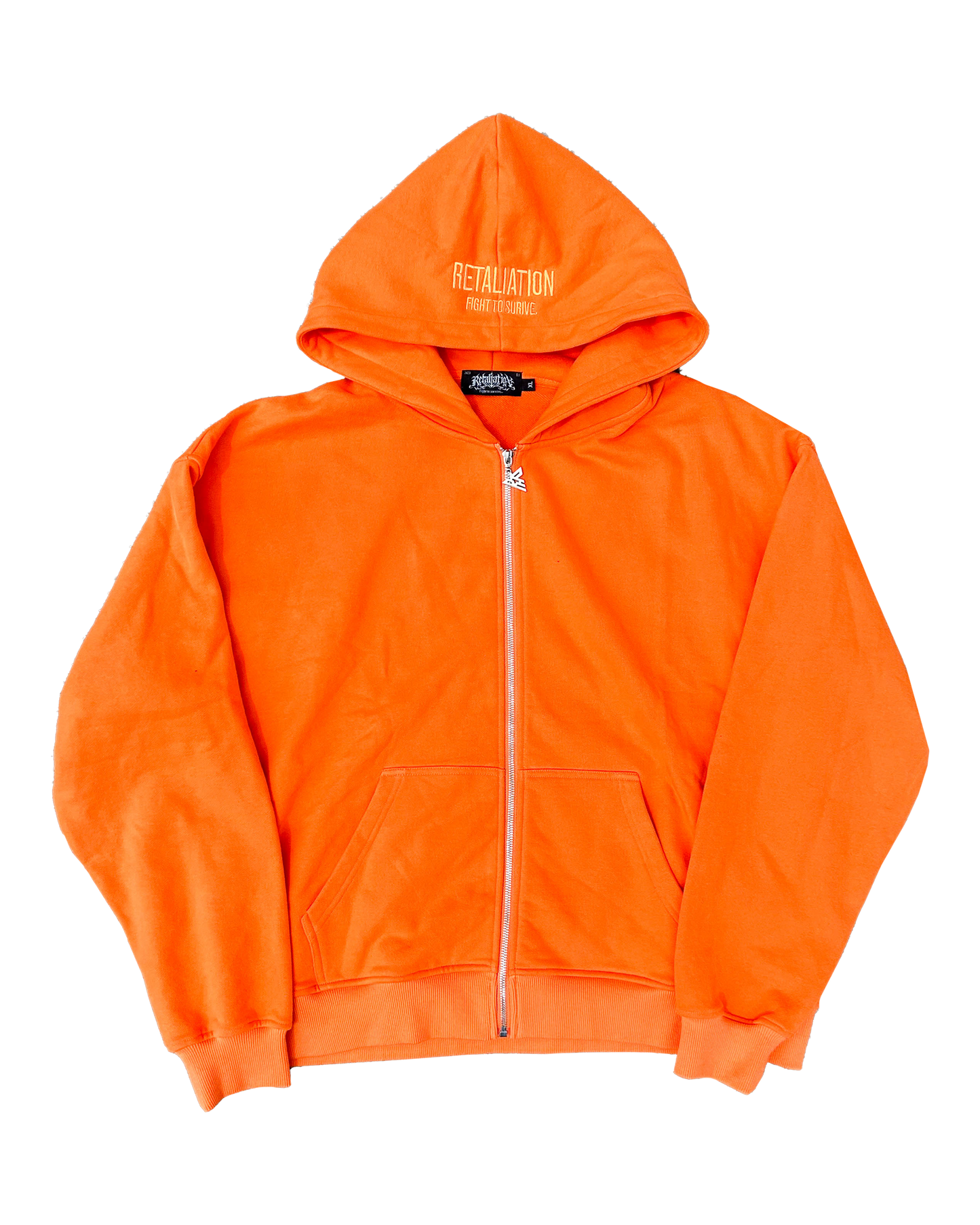 Minimal Zip-Up | Tangerine