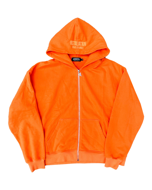 Minimal Zip-Up | Tangerine